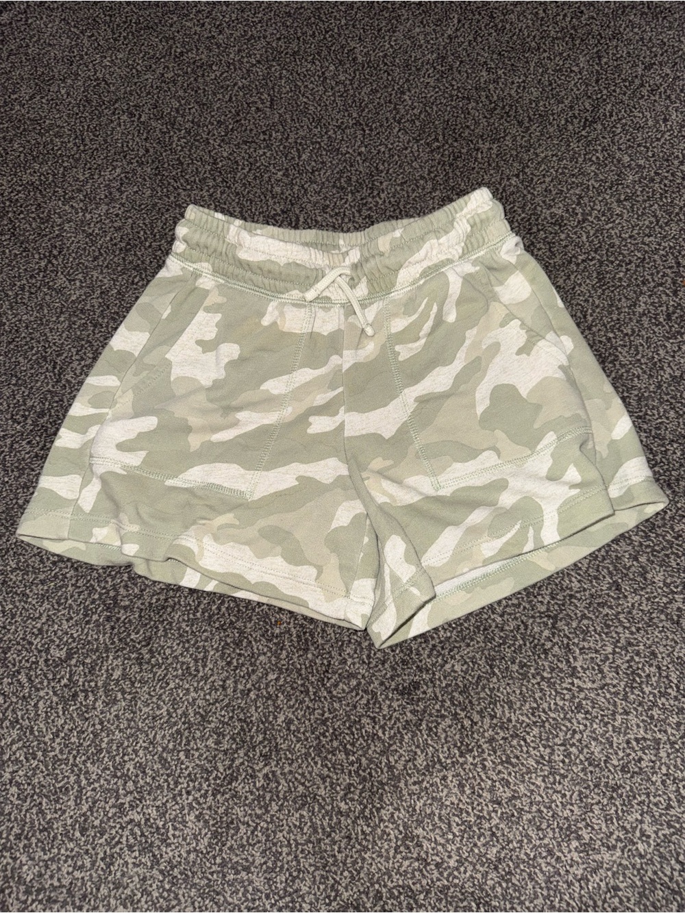 Old Navy Girls Medium Camo Shorts Soft Stretch Drawstring Pockets